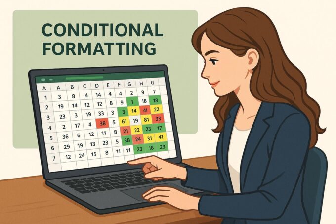 cover image of conditional formatting in excel article.