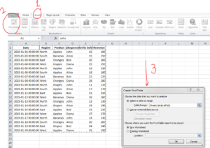 image describing pivot tables.