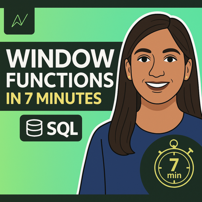 Decorative image on SQL window functions.