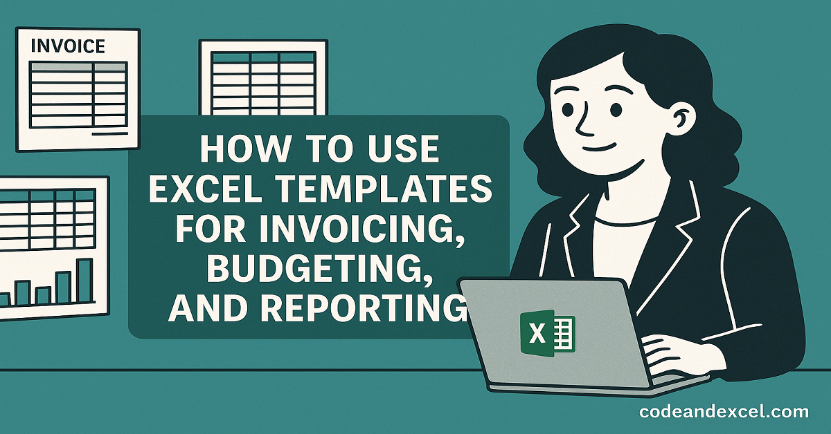 Cover image on Excel templates.